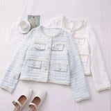 Womens Tweed Jacket with Pockets-1