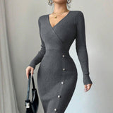 Effortless Curve-Hugging Knit Dress
