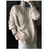 Chic High-Collar Knit Cardigan