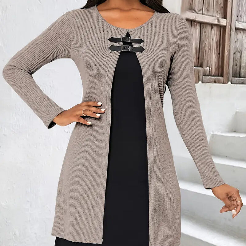 Colorblock Midi Daily Dress