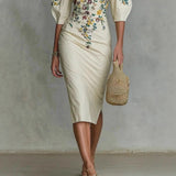 New Off-shoulder Waist Dress For Women