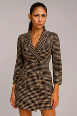 outono e inverno Moda feminina manga comprida cinto duplo