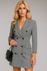 outono e inverno Moda feminina manga comprida cinto duplo