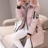 Faux Fur Hooded Winter Coat – Warm and Stylish Essential-Pink-3