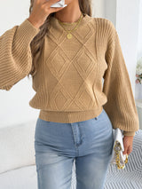 Structured Cable Knit Layer