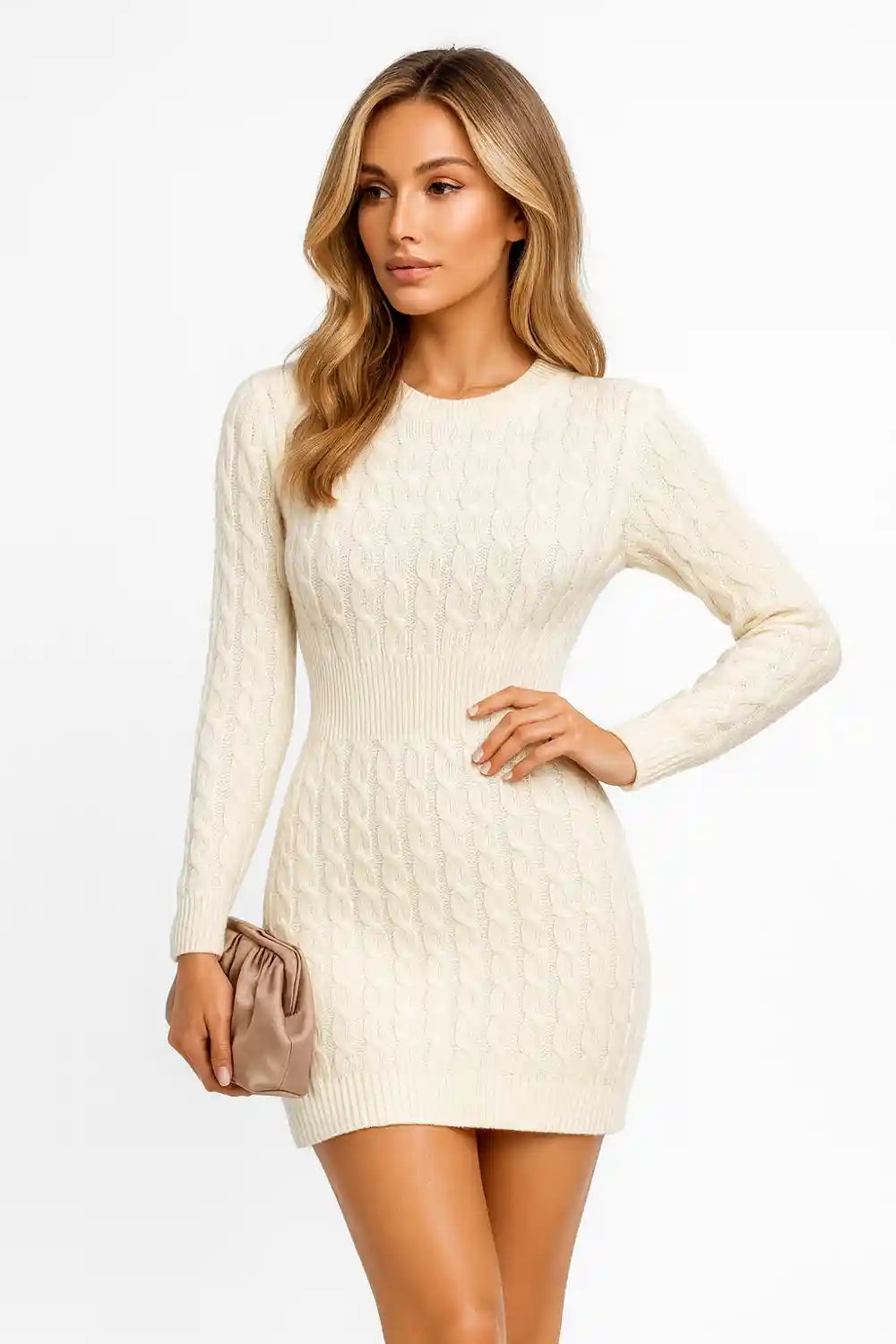 Bodycon Pullover Mini Sweater
