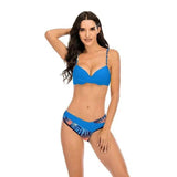 Bikini European And American Hard Bag Split-Blue-7