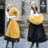 Casual, versatile hooded coat-Yellow-5