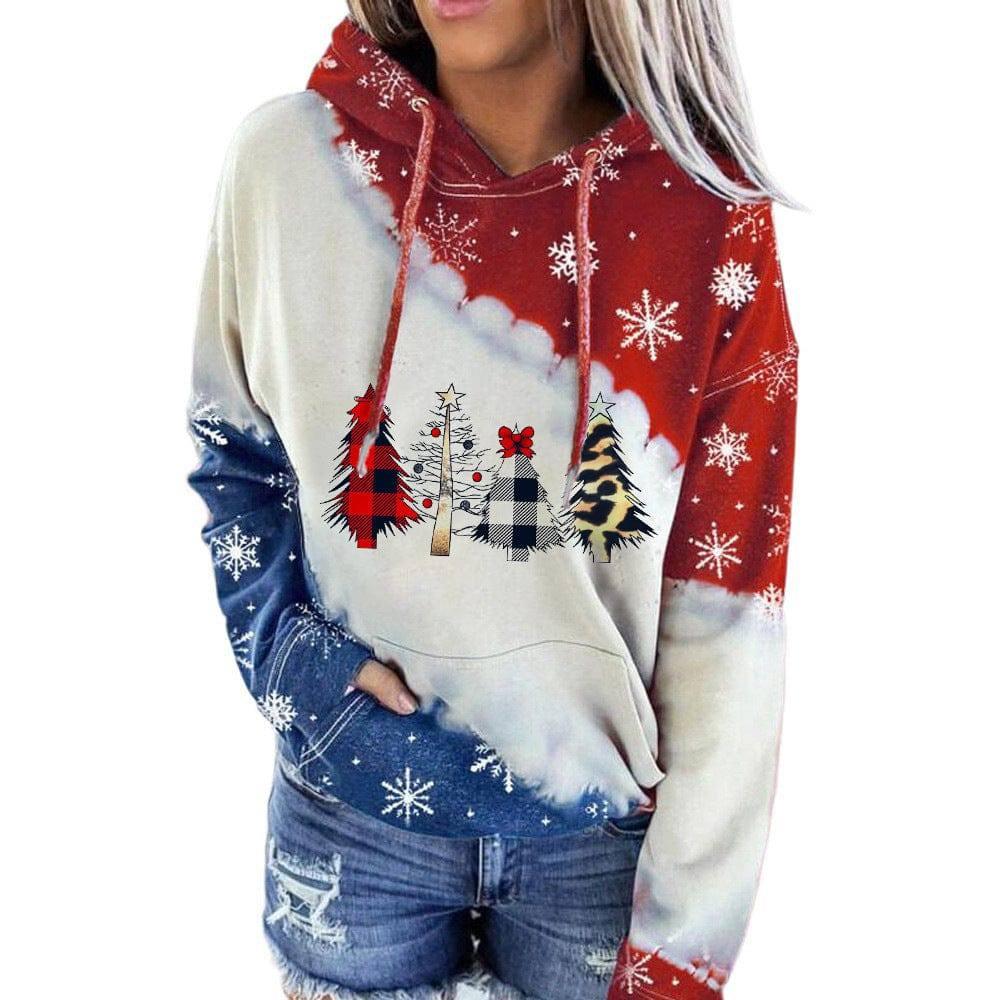 Christmas Series Hooded Pocket Sweater For Women-NHZ1711003-5