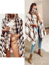 Cloak Shawl Autumn And Winter Casual Loose Coat-1