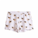 Lovemi Women's Corgi Print Shorts - Comfortable Lounge-A-23