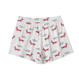 Lovemi Women's Corgi Print Shorts - Comfortable Lounge-F-41