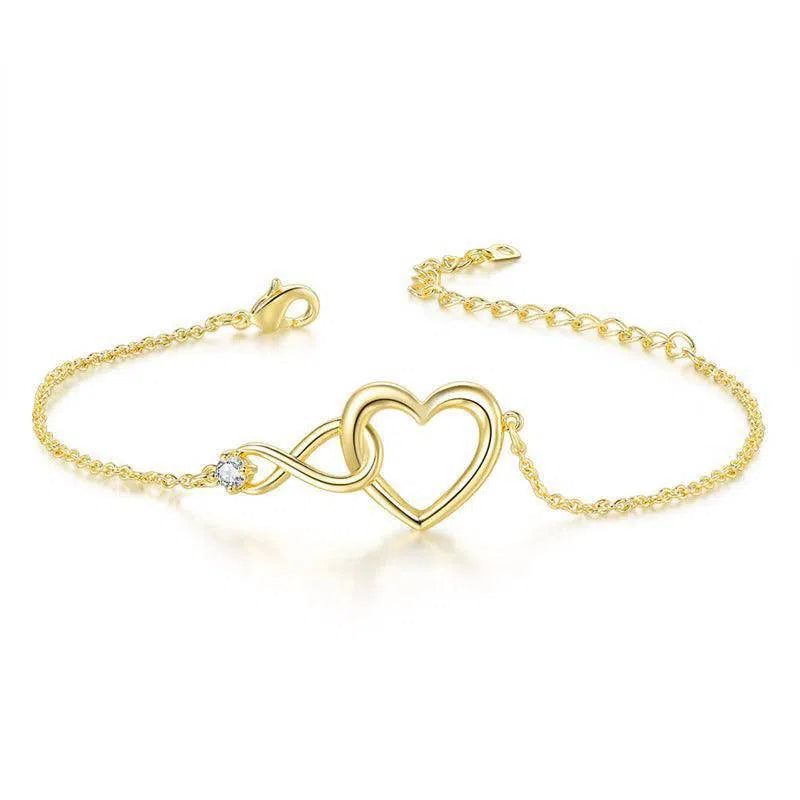 Heart-shape Bracelet Fashion Jewelry Versatile Love Bracelet Gift For Girlfriend Valentine's Day-7