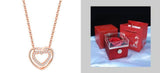 Elegant Heart Pendants: Perfect Romantic Gift-Red set-19