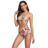 European and American swimsuit women split bikini-2