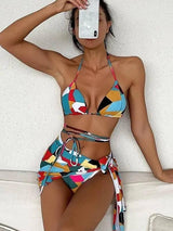 European And American Style Split Three-piece Swimsuit-2