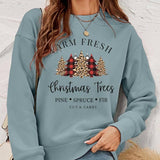 European And American Women's Clothing Pullover Christmas-7