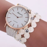 Fashion Geneva Flowers Watches Women Dress Elegant Quartz Bracelet Ladies Watch Crystal Diamond Wrist Watch Gift Reloj Mujer-1