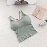 Fashion Lingerie Camisole With A Sexy Bottoming Top-Green-3