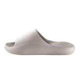 Fashion Simple Solid Color Thickness Slippers-LightGrey-2