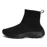 Fashion Women's Shoes Sports Casual Socks Shoes-Black-4