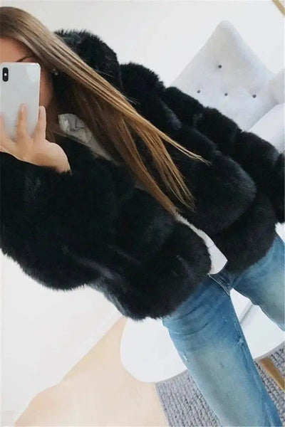 Faux fur jacket-2