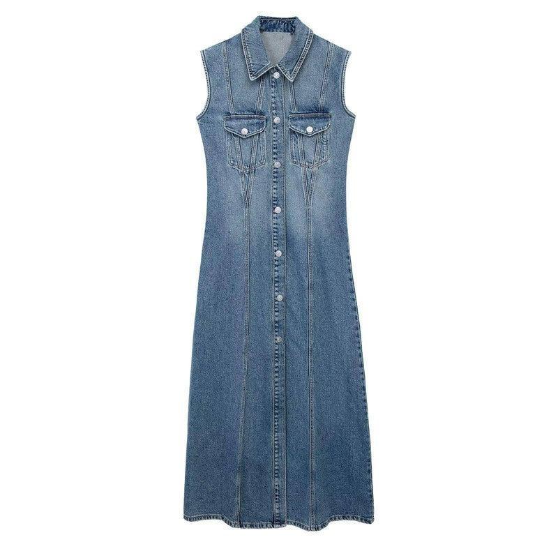 Lovebirds Denim Dress - Effortless Style-1