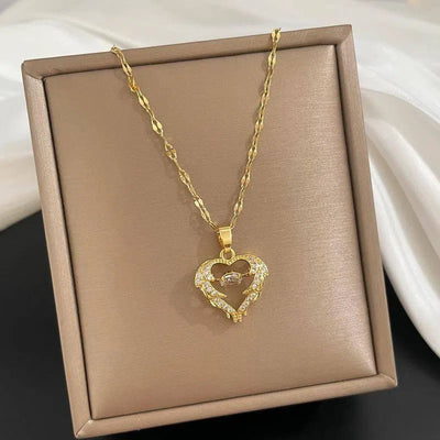 Love Smart Necklace Female Phenix Dance In The Sky Cold Style Luxury Temperament Clavicle Chain-1