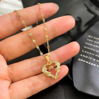 Love Smart Necklace Female Phenix Dance In The Sky Cold Style Luxury Temperament Clavicle Chain-2