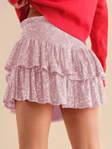 High Waist Sequined Pleated Skirt Women's Clothing Hot Girl Party Short Dress-9