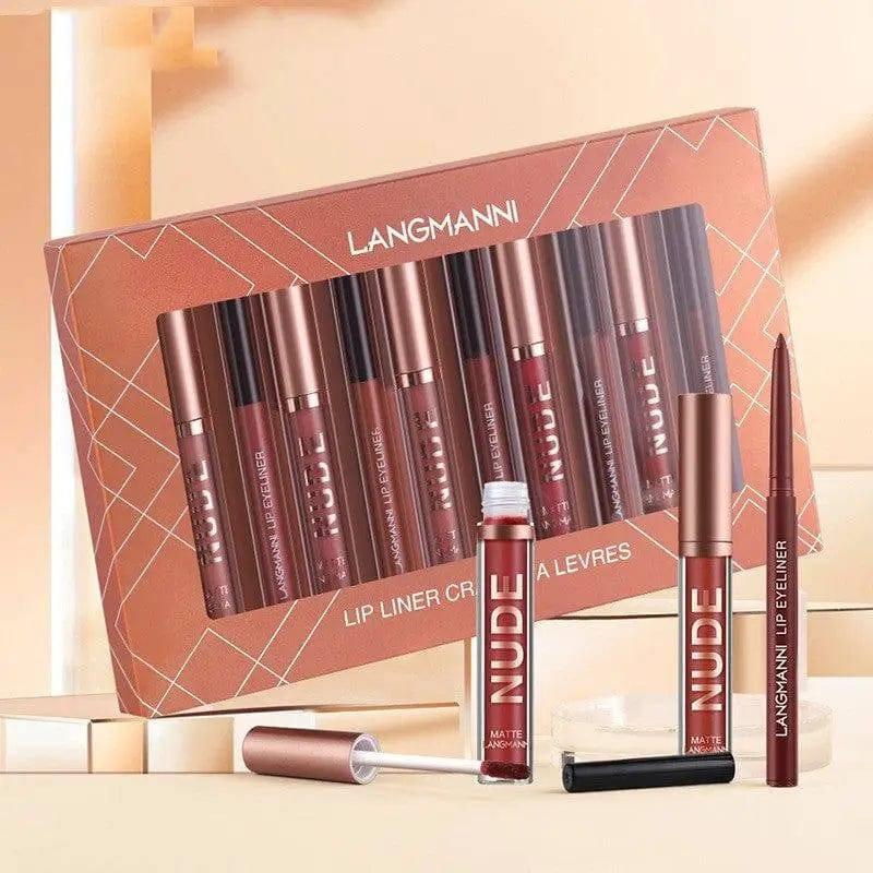 Lip Liner And Lipstick Makeup 12 Pcs Set 6-2