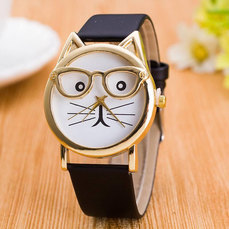 Lovely Cartoon Children Watch-Black-5