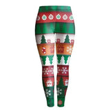 Festive Christmas Themed Leggings for Women-K019-2