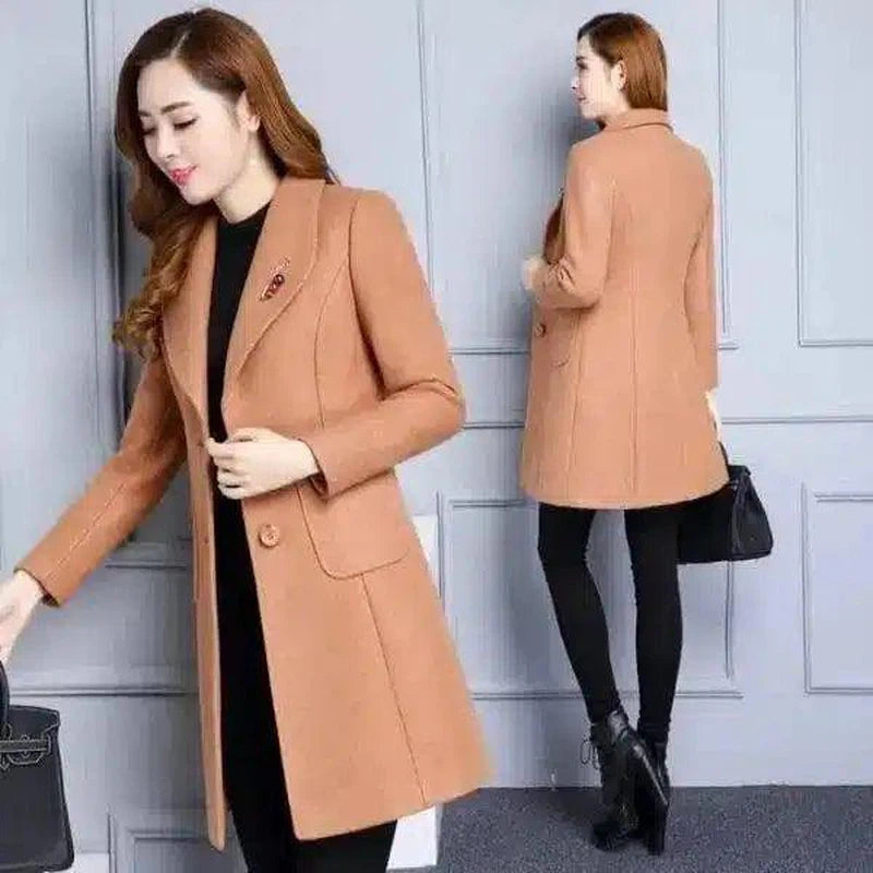 LOVEMI - Lovemi - Fashionable woolen coat