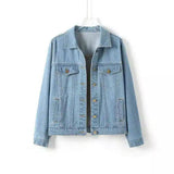 LOVEMI - Lovemi - Foreign Trade Ladies Loose Denim Jacket