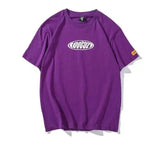 Hip hop couple short sleeve-Violet-4