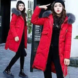 LOVEMI - Lovemi - Hooded fur collar down jacket