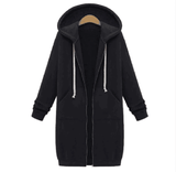 LOVEMI - Lovemi - Hooded long-sleeved winter sweater women's jacket