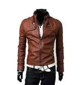 Best Leather Jackets for Men - Stylish Zip-Up-Brown-2