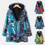 Loose long - sleeved cotton-padded jacket-1