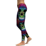 LOVEMI - Lovemi - Rainbow Skull Leggings Women Plus Size Leggings