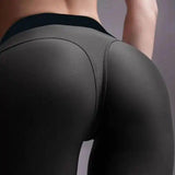 Seductress Push-up Leggings-Dark Gray-3