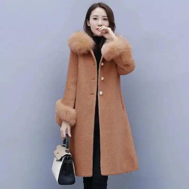 LOVEMI - Lovemi - Sheep shearling coat