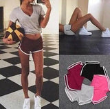 Summer Shorts Women Casual Shorts Workout Waistband-3