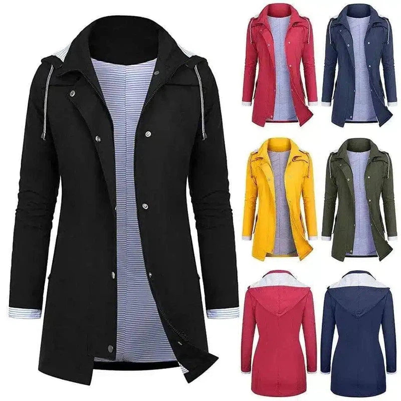 Breathable Lightweight Rain Jacket for Women-1