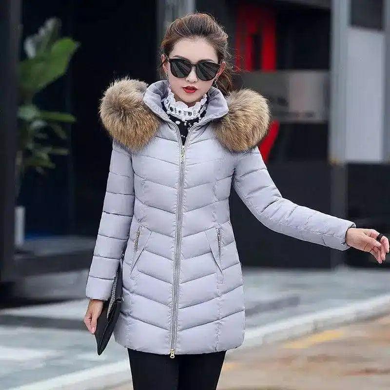 LOVEMI - Lovemi - Winter jacket women fashion slim long