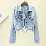 LOVEMI - Lovemi - Women's denim short coat