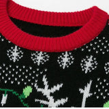 O-neck men women Christmas sweater-3