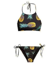 Pineapple Print Swimsuit Bikinis Suit-S-1