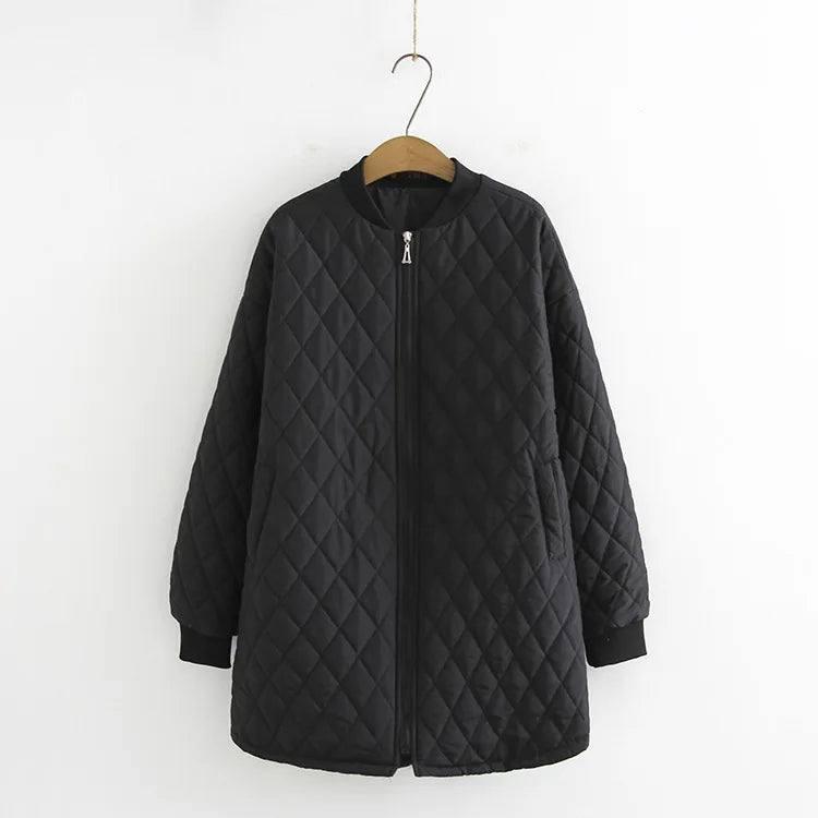 Quilted Jacket for Women: Timeless & Chic Outerwear-black-8